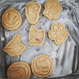 Senzanome.png COOKIE CUTTERS (6) (BADLY DRAWN) SET 1