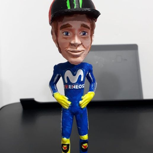 🏍️ VALENTINO ROSSI MOTO GP CARTOON・ 3D File for ・Cults
