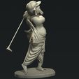 9.jpg Divine Golfer - Lord Ganesh Playing Golf