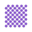10x10_dual_material_A.STL Cota de malha axadrezada