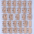 Overview_Cartoon.png 3D file 3D name from letters - cartoon font・3D printer design to download