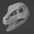 velociraptor-1.jpg Fursuithead Velociraptor with moving jaw
