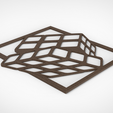 кубик-рубика.8.png Rubik's Cube Wall Art SVG STL PNG | 3D Optical Illusion Panel for Laser Cut, CNC & 3D Printing | Puzzle Geometric Decor