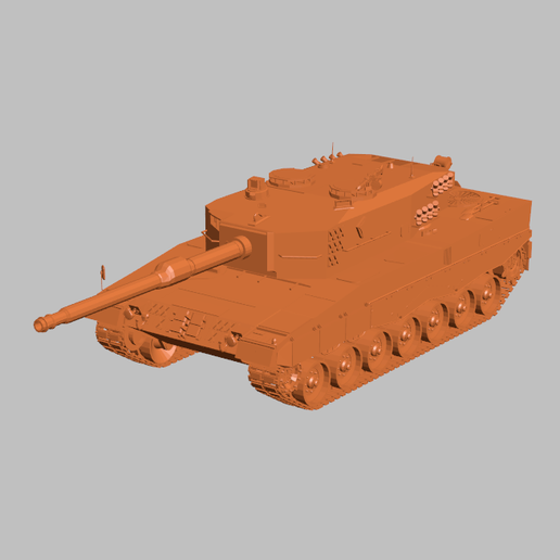 Leopard 2A4 3D model