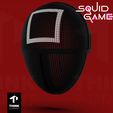 4.jpg MASK- MASK SQUID GAME - SQUID GAME SOLDIER MASK - SQUID GAME SOLDIER MASK FANART (NON FOLDABLE) - COSPLAY - SQUID GAME SOLDIER MASK