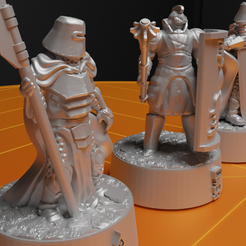 V8.png Knight - Crusader V3 Chess Set - 6 Chess Pieces