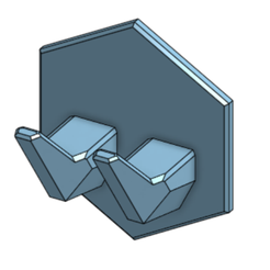 1.png Файл STL Двойной держатель для чайных полотенец・3D-печатный дизайн для загрузки