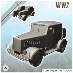 1-PREM.jpg STL file Hanomag ST-100 heavy tractor (11) - Germany Eastern Western Front Normandy Stalingrad Berlin Bulge WWII・3D printing design to download