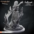 7.jpg Enchantress 3d printable character for board games and tabletop games