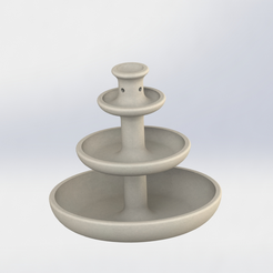 font.png STL-Datei Weihrauch-Kaskaden-Brunnen・Design für 3D-Drucker zum herunterladen