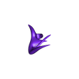 (v.2) Horn_Left.stl Fichier STL gratuit Chevreuils・Objet imprimable en 3D à télécharger