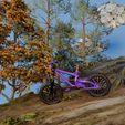 render_photo2.jpg Mini bicicleta de Downhill totalmente funcional
