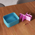 untitled6.png 3D Desk Organizer Fluted Makeup Storage Caddy - 503