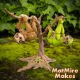 SlothOutside-3-copy.jpg Sloth plus Tree display, Articulated fidget figure, 3mf included