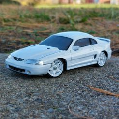 Cobra-Front.jpg Archivo STL Carrocería del Mustang Cobra del 96 (Xmod y MiniZ)・Objeto imprimible en 3D para descargar