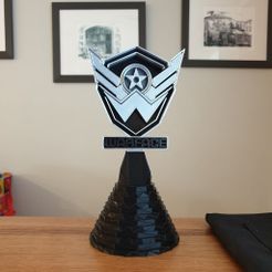 20210629_083114.jpg Free STL file Warface Headphones Stand・3D printable object to download