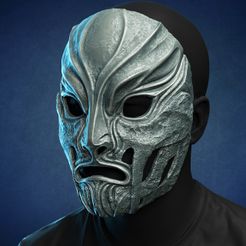 link-m.jpg Fichier OBJ Masque des guerriers Lin Kuei. Mortal Kombat 2021・Objet pour imprimante 3D à télécharger, GrinNT