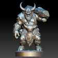 FGTJJGHF.png Horned Goat Warlord – Ultra‑Detailed 3D Printable Fantasy Beast Warrior