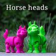 IMG_2800.jpg Unicorn Horse - print in place - flexible toy - Ramses