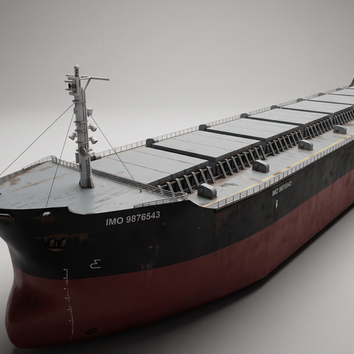 Neptune General Cargo Ship - Detailed 3D Print Model (RC Ready)