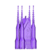 gothic tower uv.obj Gothic Cathedral Cult Architecture Kit bash 1