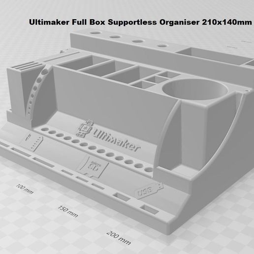 STL file TOOL ORGANIZER (lightweight) FOR VARIOUS 3D PRINTERS CREALITY