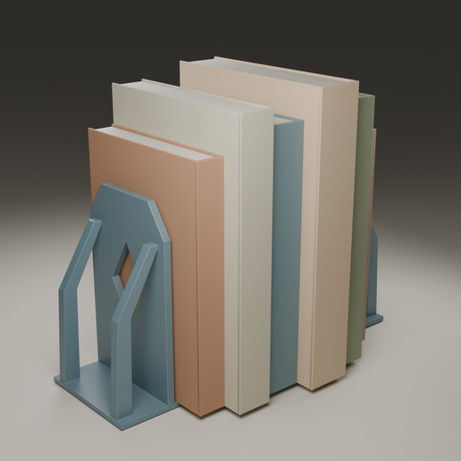 Foldline Open Keel Bookend Pair with Pad Seats