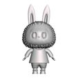 Labubu-3D-Print-Model2.jpeg 🌼 Labubu 3D Print Model – Whimsical Character Statue 🐰