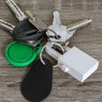 Lock heychain.jpg 100% Printable Lock