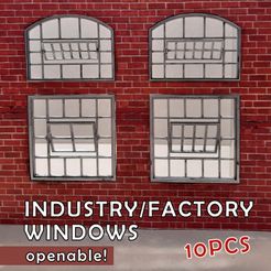 factory-win.jpg STL file Industry windows・3D printer design to download