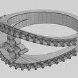 wf2.jpg Fichier STL Bague à lèvres en grappe carrée de diamants taille US 7 Modèle d'impression 3D・Design pour imprimante 3D à télécharger