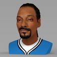 snoop-dogg-bust-ready-for-full-color-3d-printing-3d-model-obj-mtl-fbx-stl-wrl-wrz (1).jpg STL file Snoop Dogg bust ready for full color 3D printing・Template to download and 3D print
