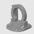 stargate-7.png Runic Stargate RPG Terrain – 25mm & 50mm Tabletop Portal