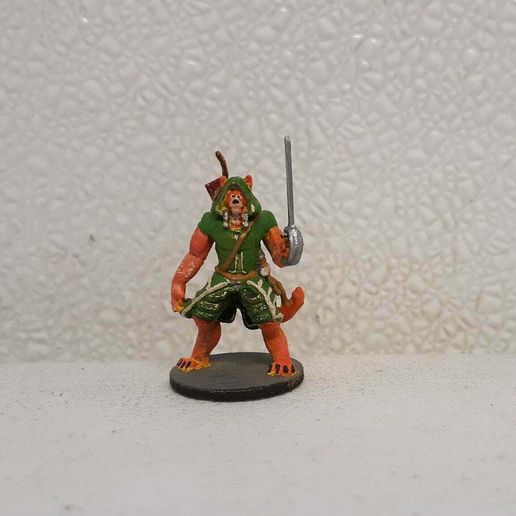 Tabaxi Rogue - 3D model önizlemesi