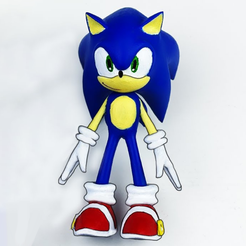 STL file Super Sonic 🦔・3D print object to download・Cults