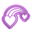 Arcoiris-Corazon.png x12 Valentine's Day Cutters