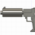 Pistol Left.png Free STL file Fordo's Commando Pistol・3D printing model to download