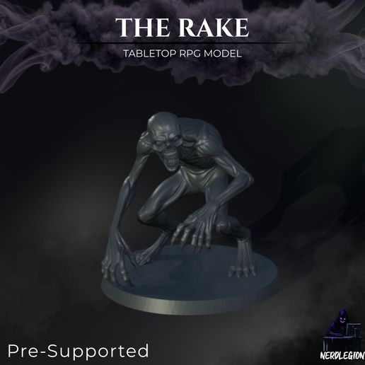 The Rake Cryptid - D&D 3D Model (Dungeons and Dragons)
