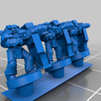 BoardingArmourTroop_Melting.png Free STL file Galactic Crusaders - Boarding Armour Troops - 6-8mm・3D print design to download