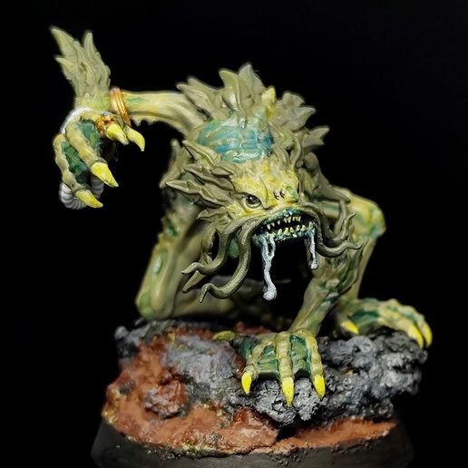 1000022421.jpg Aberración del Pantano - DnD Boss Monster STL - Miniaturas de Mesa