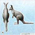 3.jpg Kangaroos (15) - Animal Savage Nature Circus Scuplture High-detailed