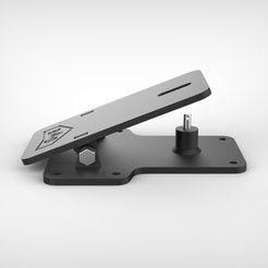 67c64cac5470b7e443137acbc3a93592_display_large.jpg Free STL file Bungee launcher pedal - 3d printed version・Template to download and 3D print, badassdrones
