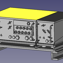 AN-VRC-12-Radio.png Файл STL Комплект танковой радиостанции 1/35 AN/VRC-12・Шаблон для 3D-печати для загрузки