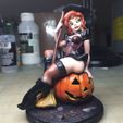 IMG_8607a.jpg Witch Pinup - Pumpkin 3D print model