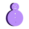 01 Snowman white BODY.stl SNOWMAN BOX and new year interactive decoration