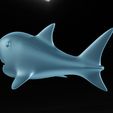 Shark-Cartoon-render-03.jpg Lindo tiburón de dibujos animados modelo de impresión 3D