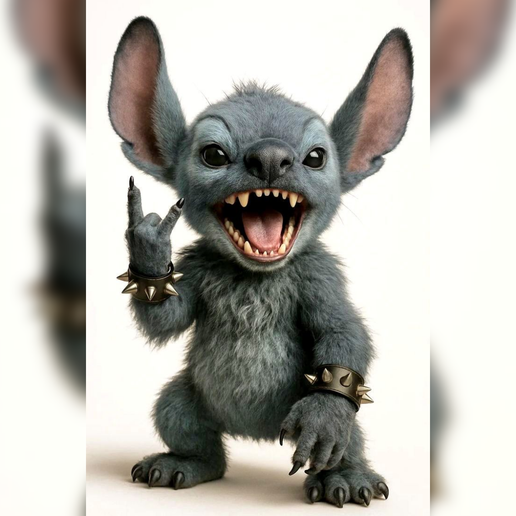 Stitch Figure STL - 3D Print Stitch - Stitch Miniature Model - Stitch Toy 3D - Stitch Statue STL 3D model