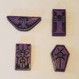 WH-9-12-Raw.jpg Warhammer 40k Faction Symbol Game Piece Tokens 16 WH40k Factions