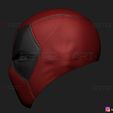 10.jpg Deadpool Mask - Marvel comics 3D print model