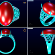 Nhan-nu-da-mau-6214-04.png Gemstone ring - Oval stone ring - Womens ring - N6214